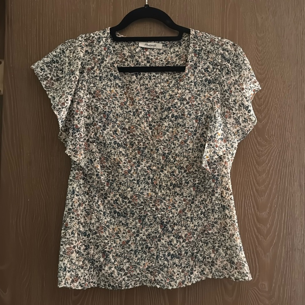 Madewell Floral Blouse
